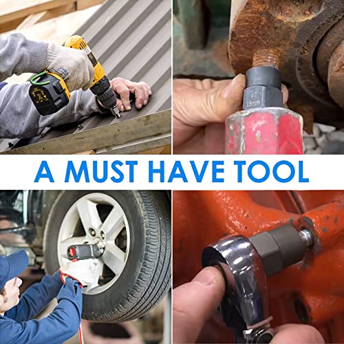 XEWEA 21PCS Bolt Nut Extractor Set, 3/8" Drive Easy Out Socket Remover | Lug Nut Extraction Easy Out Tools For Damaged, Frozen, Studs, Rusted, Rounded-Off Bolts & Nuts Screws, Cr-Mo Steel - size: 21PCS
