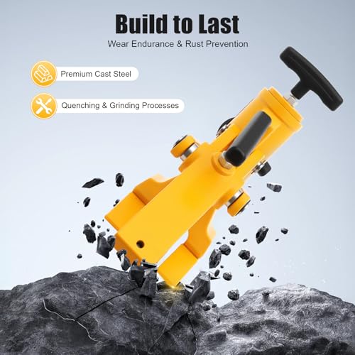 Hydraulic Tire Bead Breaker 10000PSI Pneumatic Tire Tool 10-Ton Separation Force Heavy-Duty Steel Tire Change Repair Bead Breaker Tool for Farm Tractors Buses Lawn Mowers ATV