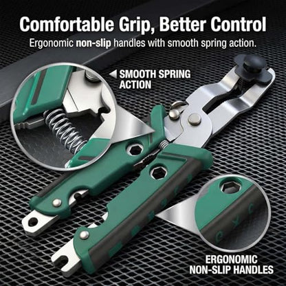 Multi-Function Trim Clip emoval Pliers – Heavy Duty Multi-unction Automotive Fastener Tool for Car Interior Panel, Door Clips, Wire Cutting & Stripping