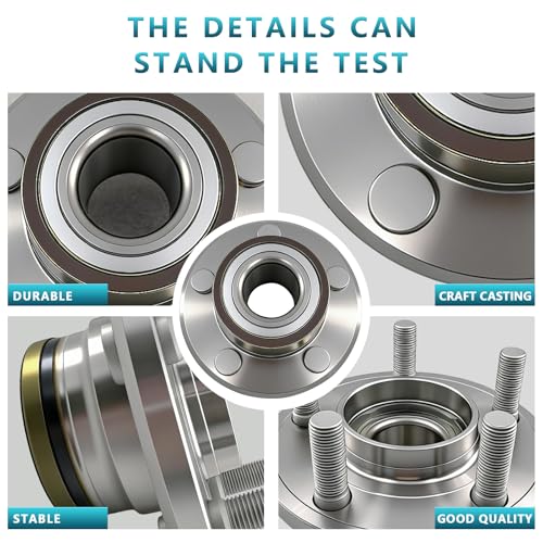 513224 Front Wheel Bearing Hub Assembly for Dodge Charger 2006-2014 | Hub for Chrysler 300 2005-2014, Challenger 2008-2014, Magnum 2005-2008, Eliminates Noise, Simple Installation, OEM Quality - size: 513224