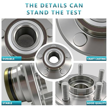 513224 Front Wheel Bearing Hub Assembly for Dodge Charger 2006-2014 | Hub for Chrysler 300 2005-2014, Challenger 2008-2014, Magnum 2005-2008, Eliminates Noise, Simple Installation, OEM Quality - size: 513224