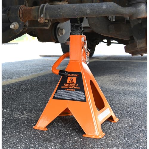 Buffalo Tools JS6SET: 6 Ton Jack Stand Set (2Pk) - size: 6 Ton