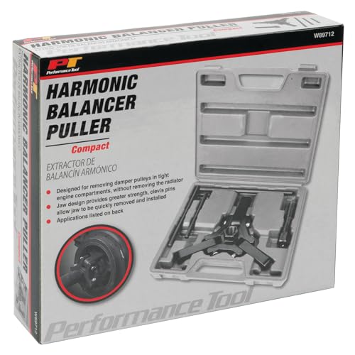 Performance Tool W89712 Compact Harmonic Balancer Puller Kit for Efficient and Easy Engine Maintenance - style: Compact Harmonic Balancer Puller