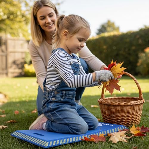 WORKPRO Extra Thick Kneeling Pad, Blue, 28 x 16 x 1.2in | Soft NBR Foam Knee Cushioning, Extra Large Foam Kneeler Mat, For Auto-Repair, Gardening, Workout Supplies - color: Blue