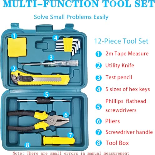 Car Emergency Kit with Jumper Cables Car Safety Kit Vehicle Emergency | Car Emergency Kits for Vehicles Headlamps, Car Glasses Holder, Safety Hammer, Ideal Gifts for New Drivers - size: xxl-24