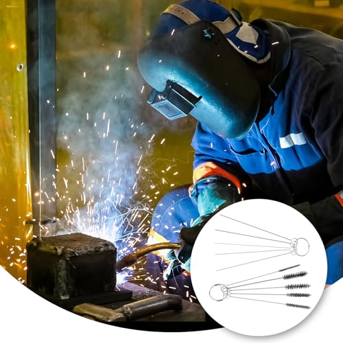 2Pcs Cutting Torch Tip Cleaner Tool Kit Welding Tip Cleaner Set Gas Orifice Cleaning Tool for Welding Stove Cleaning Needle Carburetor Jet Sprinklers and Shower Heads Orifices Wires Needles in Set