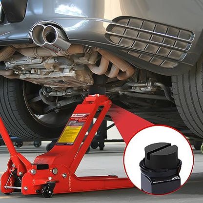 Seven Sparta 4 Pcs Jack Pads for Jack Stand/Floor Jack (Cube Round, 4) | Round and V Shape Fit Most Jacks Stands & Floor Jacks, Heavy Duty Rubber,Anti-slip Surface,Protect Pinch Welds&Frame Rails - style: cube round