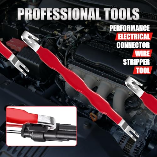 Electrical Disconnect Pliers Set, 5-Piece Professional #45 Steel Kit for Sensor, Injector & Fuel Hose Repair
