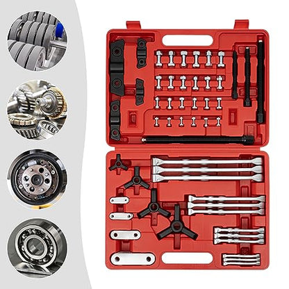 Bearing Pullers Bearing Separator, 2&3 Jaw Manual Gear Hub Pulley Puller 3" 4" 6" 8" Jaw Pullers Bearing Remover Service Kit For Removing Gears, Hubs, Ball Seats, Bearings, Pulleys And Sprockets