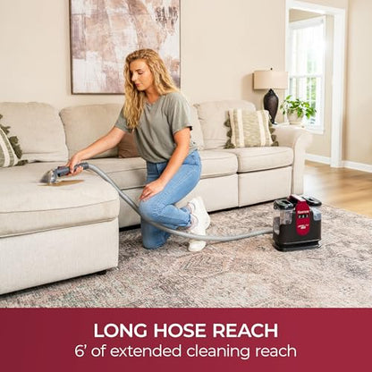 Kenmore KW1050 SpotLite™ Go Portable Heated Carpet & Upholstery Spot Cleaner, 16Kpa Power Suction with Versatile Tools for Pets, Area Rugs and Couches