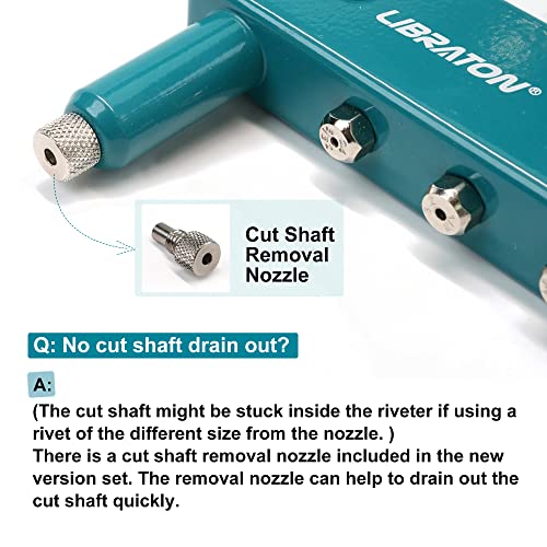 Rivet Gun, Rivet Gun Kit, Pop Rivet Gun, 80PCs Metal Rivets and 4 Drill Bits, Heavy Duty Hand Riveter, Rivet Gun Tool for Metal, Automotive, Blind Rivets 3/32" 1/8" 5/32" 3/16" - size: Pop Rivet Gun
