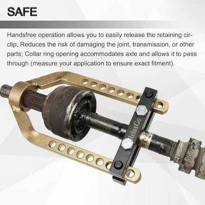 ReluxGo CV Joint Puller Propshaft Separator Tool Universal CV Axle Removal Tool CVJ CV Axle Puller U Joint Removal Tool