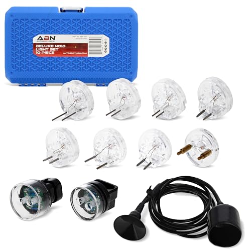 ABN Deluxe Noid Light Test Kit, Fuel Injector Tester Tool Noid Light Set, Fuel Light Fuel Injector Tester Kit 10-Piece