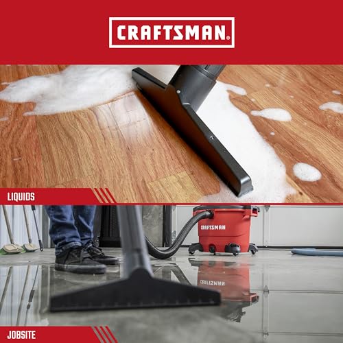 CRAFTSMAN CMXZVBE38621 2-1/2 in. Wet Nozzle Wet Dry Shop Vacuum Attachment | Industrial-Grade Shop Vacuum Accessory for Cleaning Larger Liquid Messes, Fits 2-1/2 in. Hose Diameter - style: Wet Nozzle