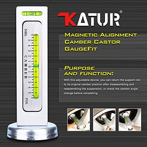 KATUR Universal Gauge Tool for Car/Truck Magnetic Camber Castor Strut Wheel Alignment Tool for Car(Pack of 1)