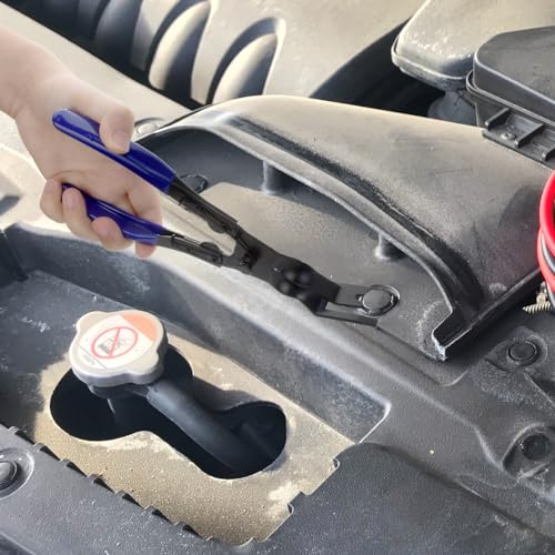1 Pcs Automobile Interior Upholstery Trim Clip Pliers Remover Tool, Push Pin Pliers Panel Clip Removal Pliers Trim Removal Tool (Blue) - color: Blue