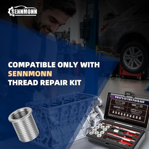 Thread Repair Inserts M12X1.5X16.2MM Insert Qty 10 Stainless Steel