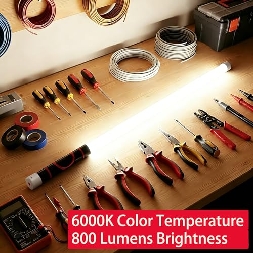 Flexible LED Flashlight Stick, 30in Rechargeable Bendable LED Light Stick, Handheld LED Work Light with 3 Brightness Modes for Car Repair, Mechanics, Garage & Under Hood Vehicle Inspection