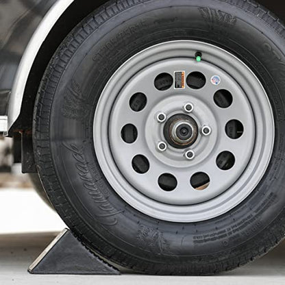 Buyers Products WC1467A Rubber Wheel Chock, 5x6x5 in, Resists Oil, Rust, Salt & Sun, Durable & Secure Tire Stopper for Service and Parking, Ideal for Cars, Utility Vehicles, Trailers, Trucks & RVs - size: 1 Count (Pack of 1)