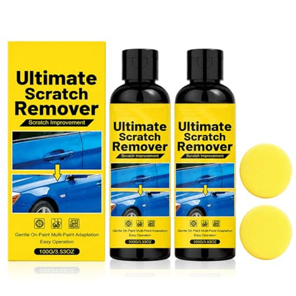 Scratch Remover，Car Scratch Remover Kit,Quick Fix Removal Paste for Deep Scratches,All Paint Colors Polishing Kit（2PCS）