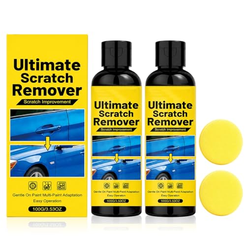 Scratch Remover，Car Scratch Remover Kit,Quick Fix Removal Paste for Deep Scratches,All Paint Colors Polishing Kit（2PCS）