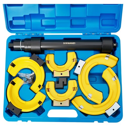 SIXIWANZI Spring Compressor Tool, Universal Coil Spring Compressor Tool | Heavy Duty