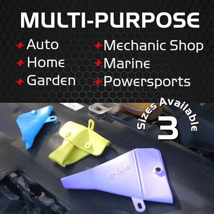 Caliber Flex & Fold, Flexible Funnel for Automotive & General Use, Small Funnel, Blue