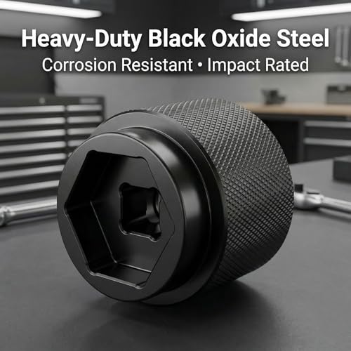 30mm / 36mm Axle Nut Socket Tool for Ducati Motorcycles - Front & Rear Wheel Nut Wrench Compatible with Multistrada V4, DesertX, Monster 821, Panigale 899/959-1/2" Drive Heavy Duty Steel