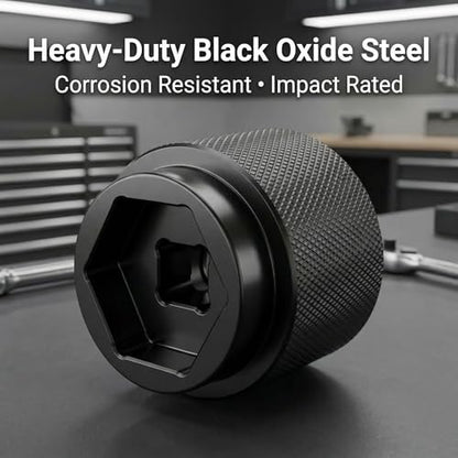 30mm / 36mm Axle Nut Socket Tool for Ducati Motorcycles - Front & Rear Wheel Nut Wrench Compatible with Multistrada V4, DesertX, Monster 821, Panigale 899/959-1/2" Drive Heavy Duty Steel