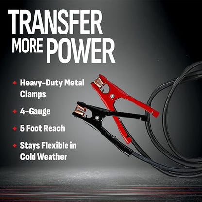 Schumacher Electric DSR ProSeries Car Battery Jump Starter - 2200 Peak Amp 12V Car Starter, Jump Box & Portable Power Station - Digital Display, Heavy-Duty Clamps - DSR165 - style: 12V 2200 Peak Amp
