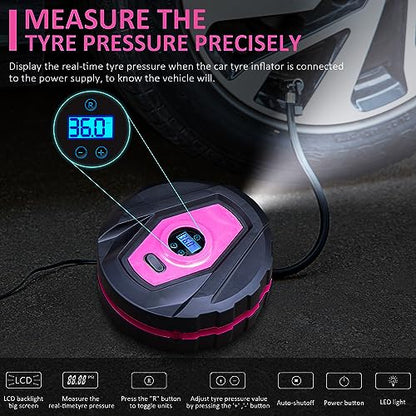 Car Emergency Kit with Portable Air Compressor - Roadside Emergency Kit for Vehicles, Winter Car Safety Roadside Assist Kit, Emergency Car Kit for Teen Girl and Ladies M-75 - size: 75pcs