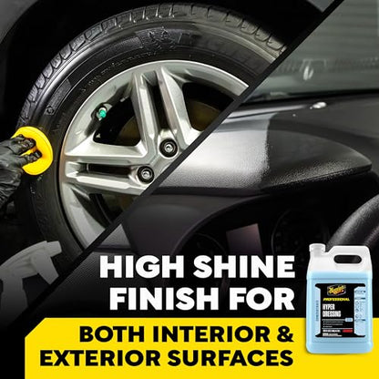 Meguiar's D17001 Hyper Dressing -1 Gallon â€“ Give Your Carâ€™s Trim Pieces the Best Shine & Gloss, Factory,128 Fl Oz (Pack of 1) - size: 128 Fl Oz (Pack of 1)