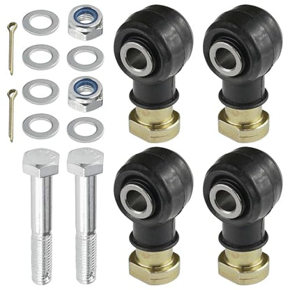 Caltric Two Sets Of Tie Rod End Kit Compatible with Polaris Xplorer 250 300 400 1998 1999 2000 2001 2002