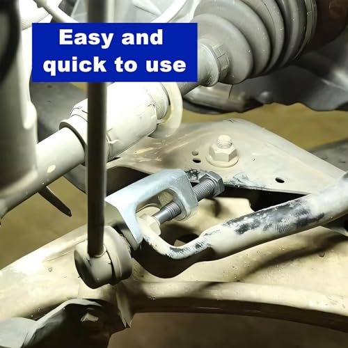 3PCS Ball Joint Separator Tool, Adjustable Ball Joint Puller and Extractor Adjusts from 1-1/2" to 1-7/8", Universal Removal Tool for Separating Arms, Tie Rods & Ball Joints on Cars (Silver) - color: Silver, 3PCS