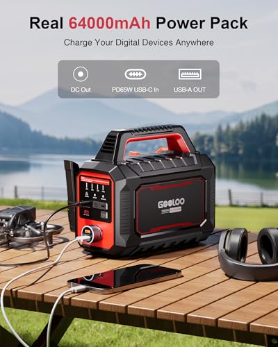 GOOLOO GT Truck PRO 10000A Jump Starter with 65W Fast Charge, 64000mAh Portable Car Battery Booster Power Pack (for All Gas All Diesel), Supersafe 12V Jump Box with LED Light, Thickened Jumper Cable