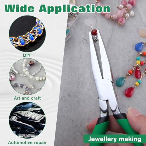 6Inch Diagonal Cutting Pliers Wire Cutters with Wire Stripping | Holes Wire Stripper Wire Nippers Flush Cutters Cable Cutters Side Cutters Wire Snips for Cutting Floral Wires Electric Wires - style: Flat Nose Pliers with Serrated Jaw