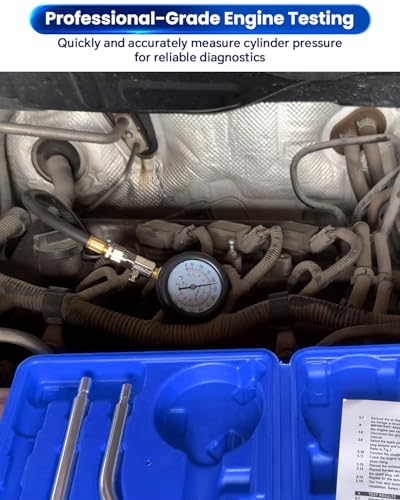 ATP Compression Tester Automotive Tool Professional Engine Cylinder Compression Tester Kit