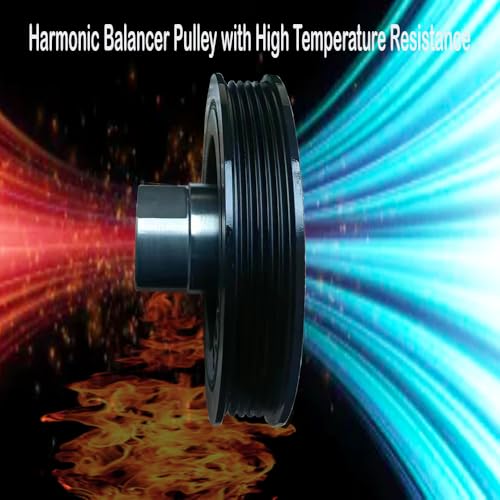 Harmonic Balancer Crankshaft 594-141 Crankshaft Pulley Compatible with 1996-2000 for Toyota 4Runner 1994-1998 for Toyota T100 1995-2004 for Toyota Tacoma Harmonic Balancer