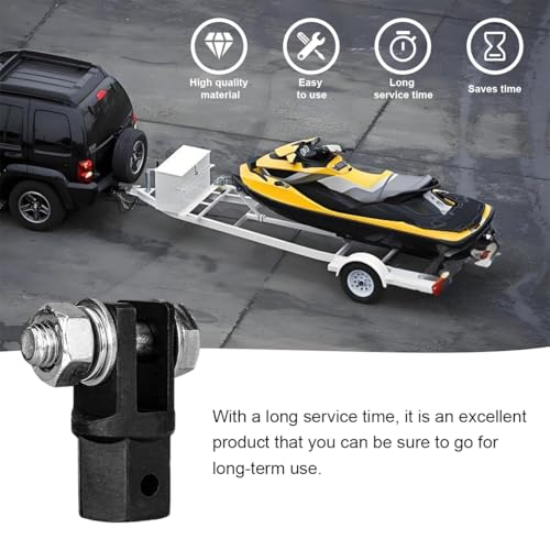 KVAEY 1/2" Scissor Jack Adapter, Scissor Jack Drill Adapter for 1/2 Inch Drive Socket or 13/16 Inch Lug Wrench, Drive Impact Wrench Automotive Sturdy Power Jacks Connector