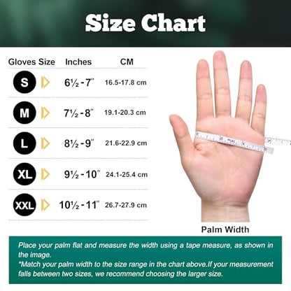 TitanFlex Heavy Duty Industrial Nitrile Gloves with Raised Diamond Texture, 8-mil, Latex Free (Green/Dark Green/Yellow) - color: 04 Dark Green (50ct), size: Medium