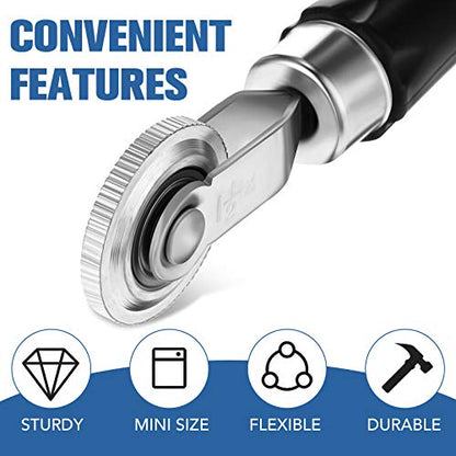 Frienda 2 Pieces Tire Repair Tool Kit Tire Compaction Roller Tire Inner Liner Scraper Practical Car Tire Repair Tool for Car Truck Motorcycle Bike