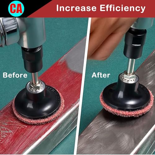 31Pcs 3" Surface Conditioning Disc, Quick Change Sanding Discs with 1/4" Shank Holder for Die Grinder Prep Strip Grind Polish Finish Burr Rust Paint Removal - style: 3" Surface Sanding Disc