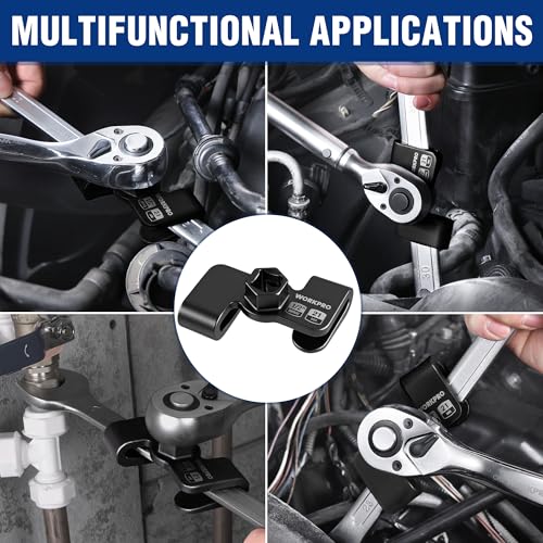 WORKPRO Wrench Extender Tool for 1/2 Inch or 21mm Hex Drive, Universal Wrench Extender Adapter to Leverage over Stubborn Nuts & Bolts, Ideal for Automotive Repair, Break Bars, DIY, Garages, Mechanic