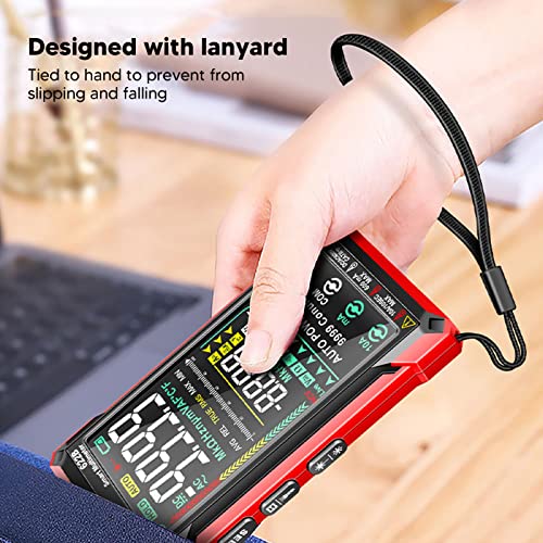 Digital Multimeter Kit Smart Touch Large Screen Rechargeable Digital Tester Fully Automatic Non Burning Ohm Amp Volt Meter