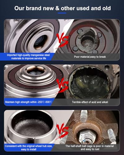 ECCPP 2-Piece 512427 Wheel Hub Bearing for Mini Cooper 2007-2015 | Pre-Greased Sealed - size: 512427*2