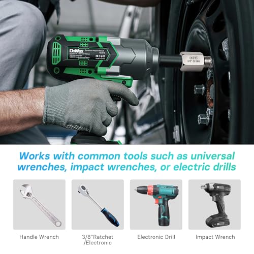 15Pcs Bolt Extractor Kit, 3/8" Multi-Spline Drive | Easy Out Set, Cr-Mo Steel for Stripped/Broken/Rusted Bolts & Screws, Hex Multi-Spline Remover, Storage Case - size: 15 Piece