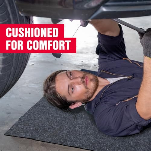 STP Heavy Duty Reusable Oil Change Mat, Extra Large Dual-Layer, Pro-Series, Absorbs Oil Leaks and Spills, 30” x 42”