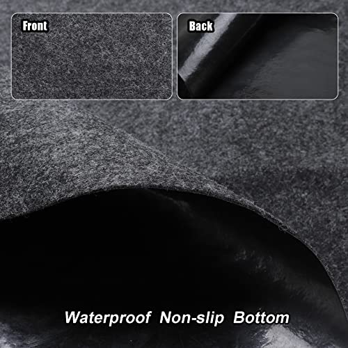 Roykaw Garage Floor Mat and Mechanic Pad, Motorcycle Parking Mat,Protect Floor from Spills, Drips, Splashes and Stains, Oil Absorbent/Cut to Size/Waterproof/Non Slip Design - 39.3" x 72.8" - size: 39.3x72.8"