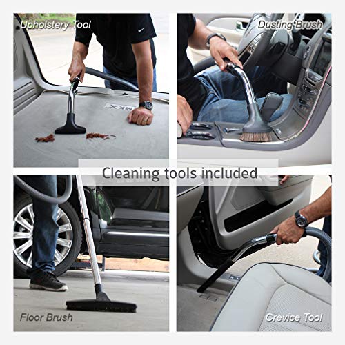 GV50PRO Wall Mounted Garage and Car Vacuum with 50 ft. Hose and Tools.