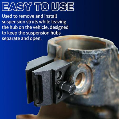 JUSTHERE Strut Spreader Tool, Universal Suspension Strut Split Hub Steering Knuckle Spreader Tool & Lower Ball Joint Separator for Ford Peugeot Volkswagen BMW